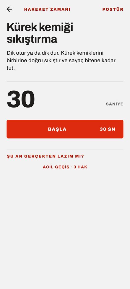 Kilidi açmak için yapılan egzersiz